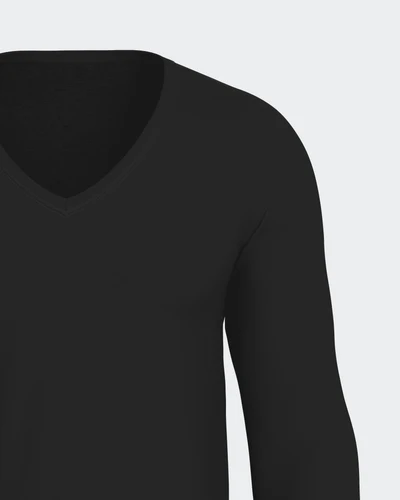 Camiseta Chico Thermo Reguladora Manga Larga Cuello Pico IMPETUS Innovation